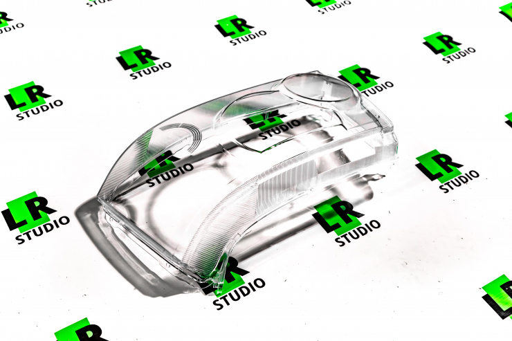 Стекло левой фары Range Rover Sport 2005-2009
